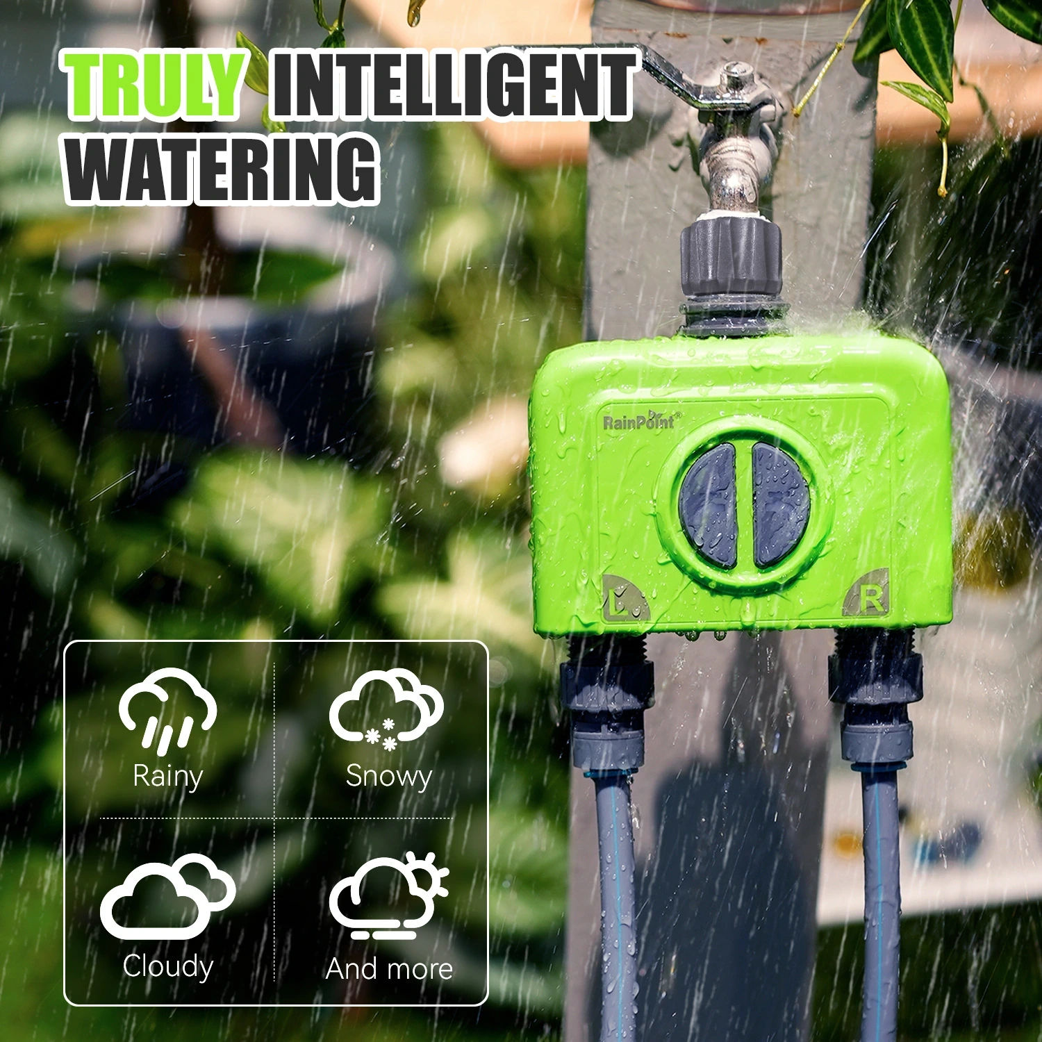 RainPoint wifi water timer App control for garden sprinklers