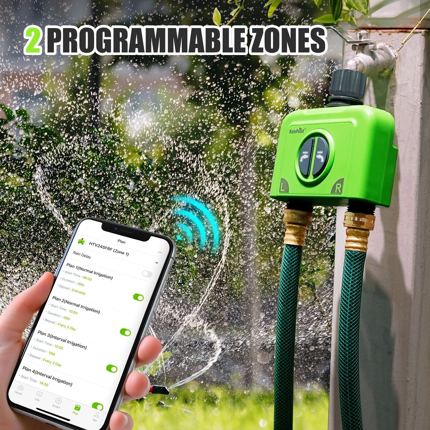 RainPoint smart watering timer for UK garden taps